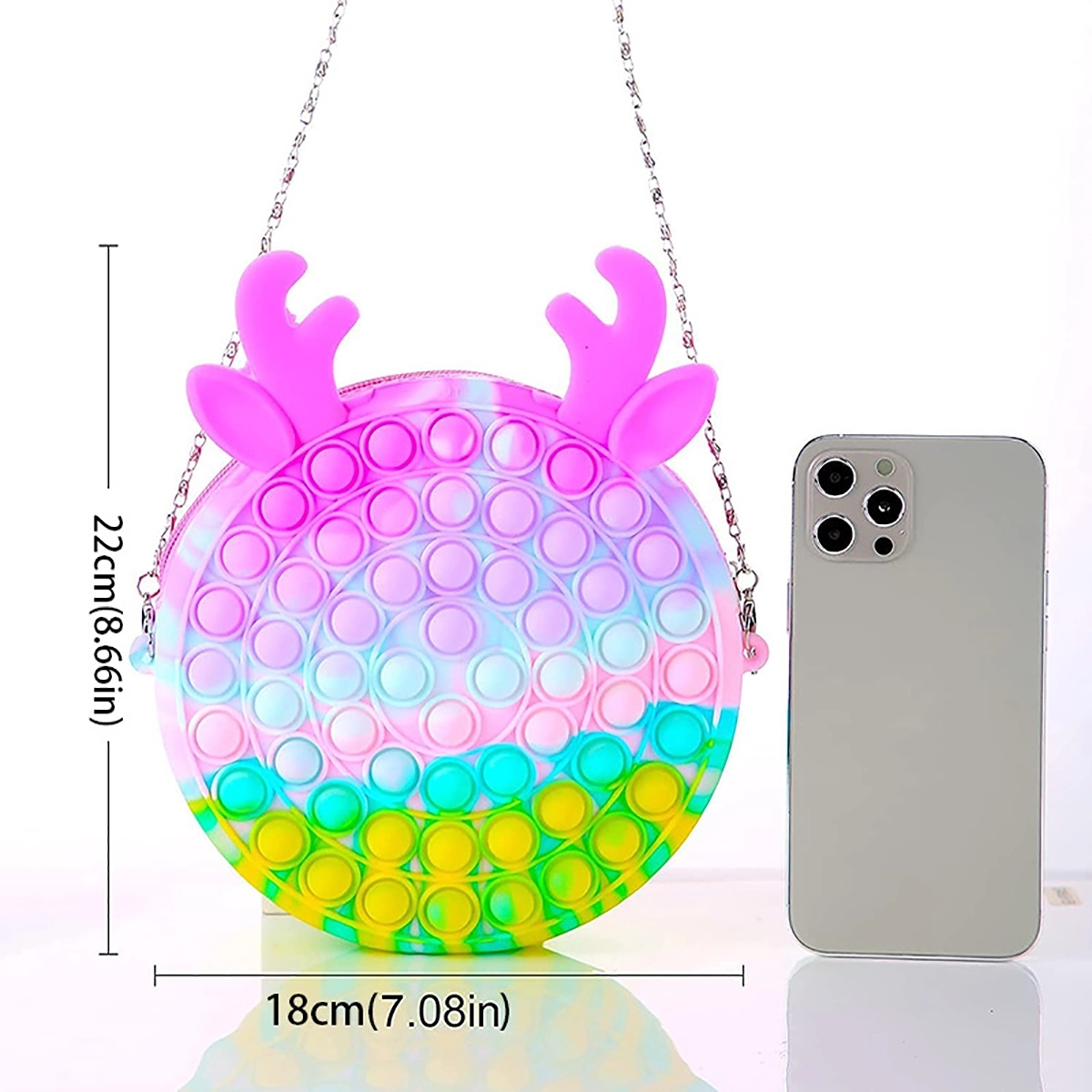 Kid's Fidget Toys Push Bubble Purse 4
