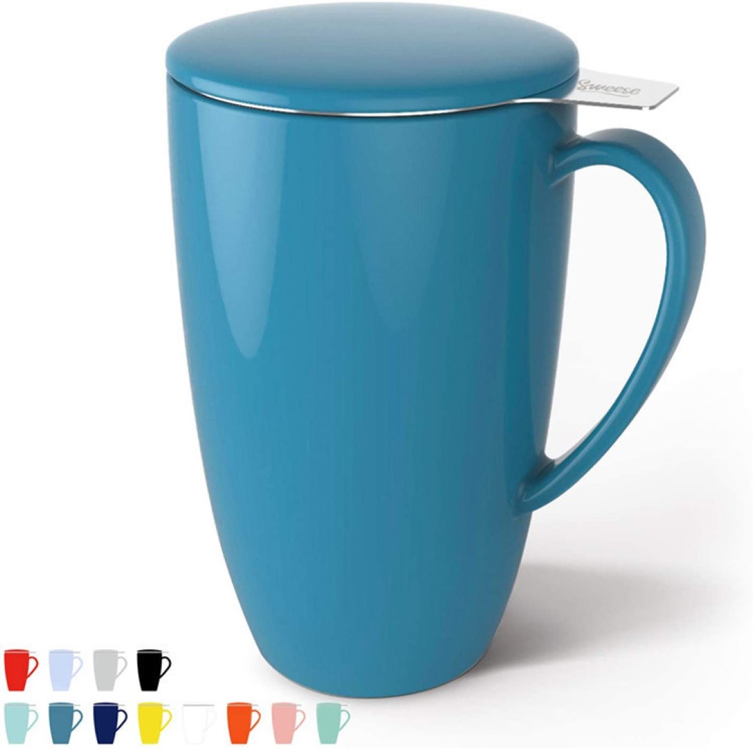 Tea Mug with Infuser and Lid 7
