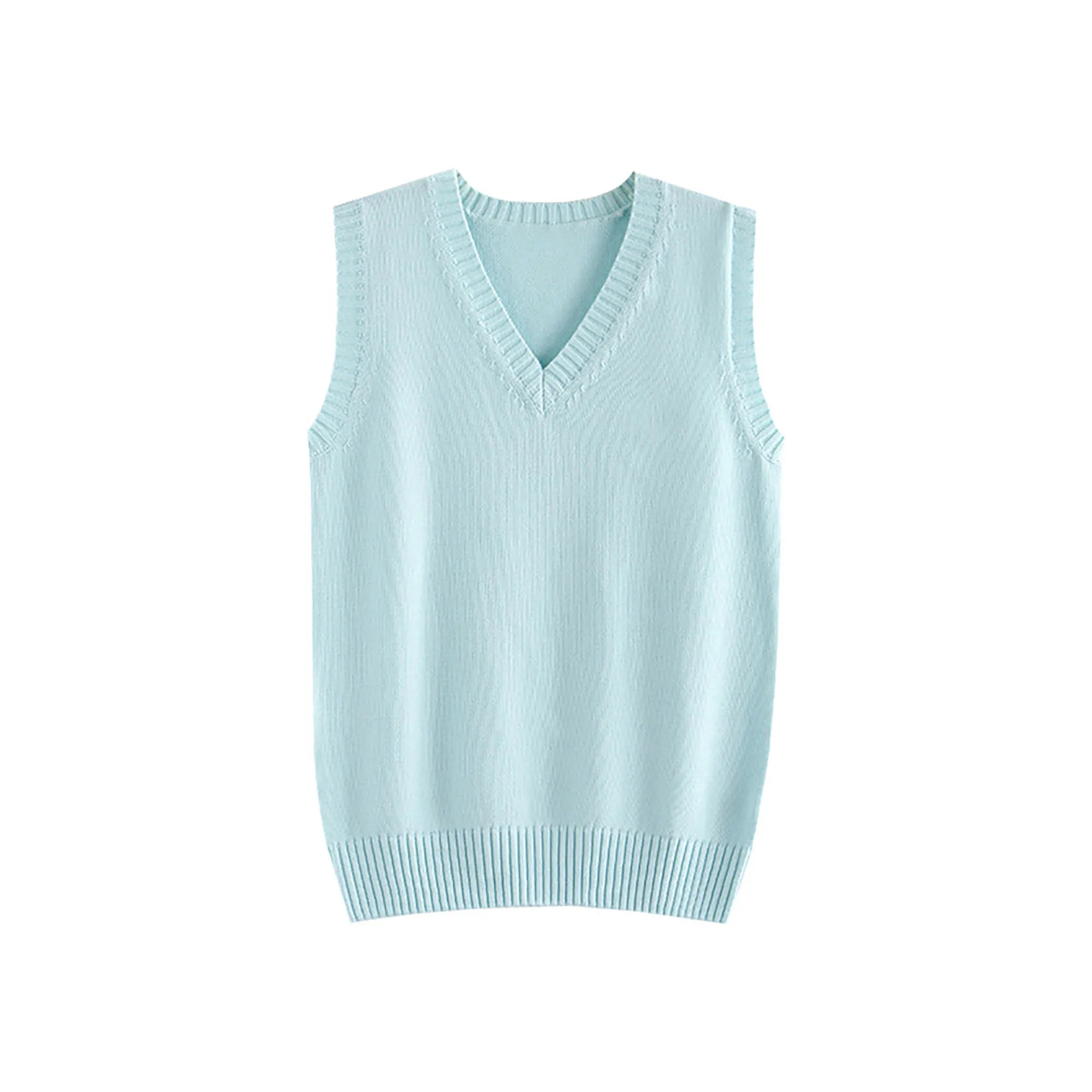 Vest-style Sweater With Logo For Sports, Vacations,Travel 6