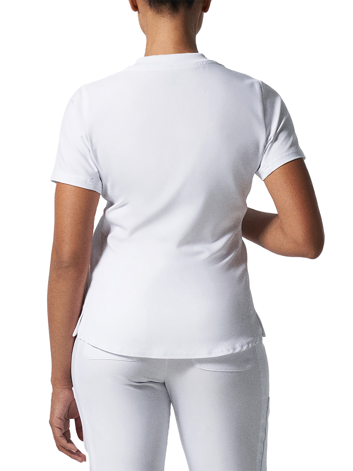 Landau - Forward - Women's Three-Pocket Rib-Knit Neckline V-Neck Top 43