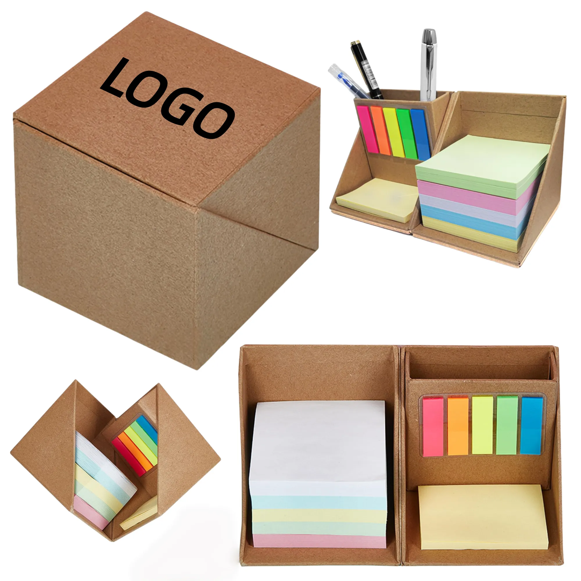 Multifunctional Creative Folding Sticky Note Box 2