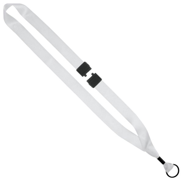 3/4" rPET Dye-Sublimated Lanyard w/ Metal Crimp & Metal Split-Ring 36
