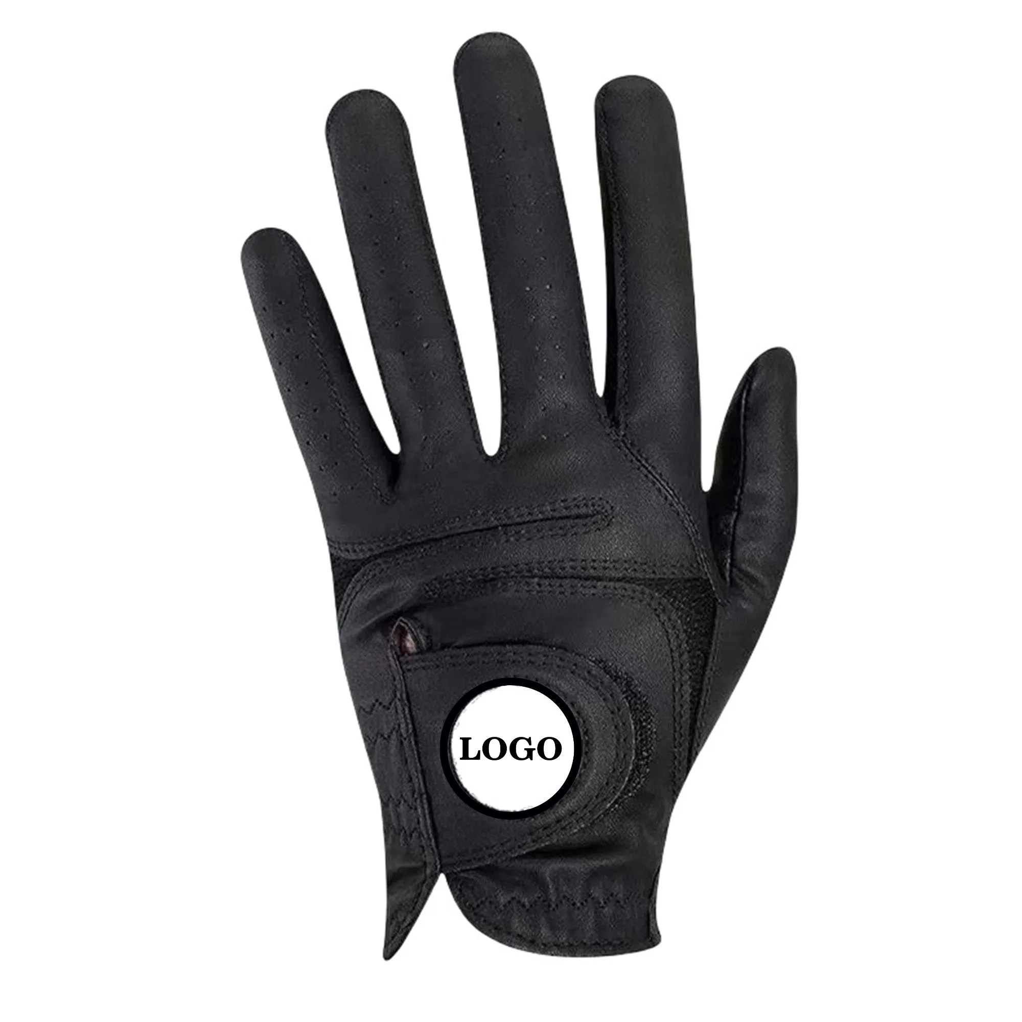 PU Lambskin Golf Gloves 2