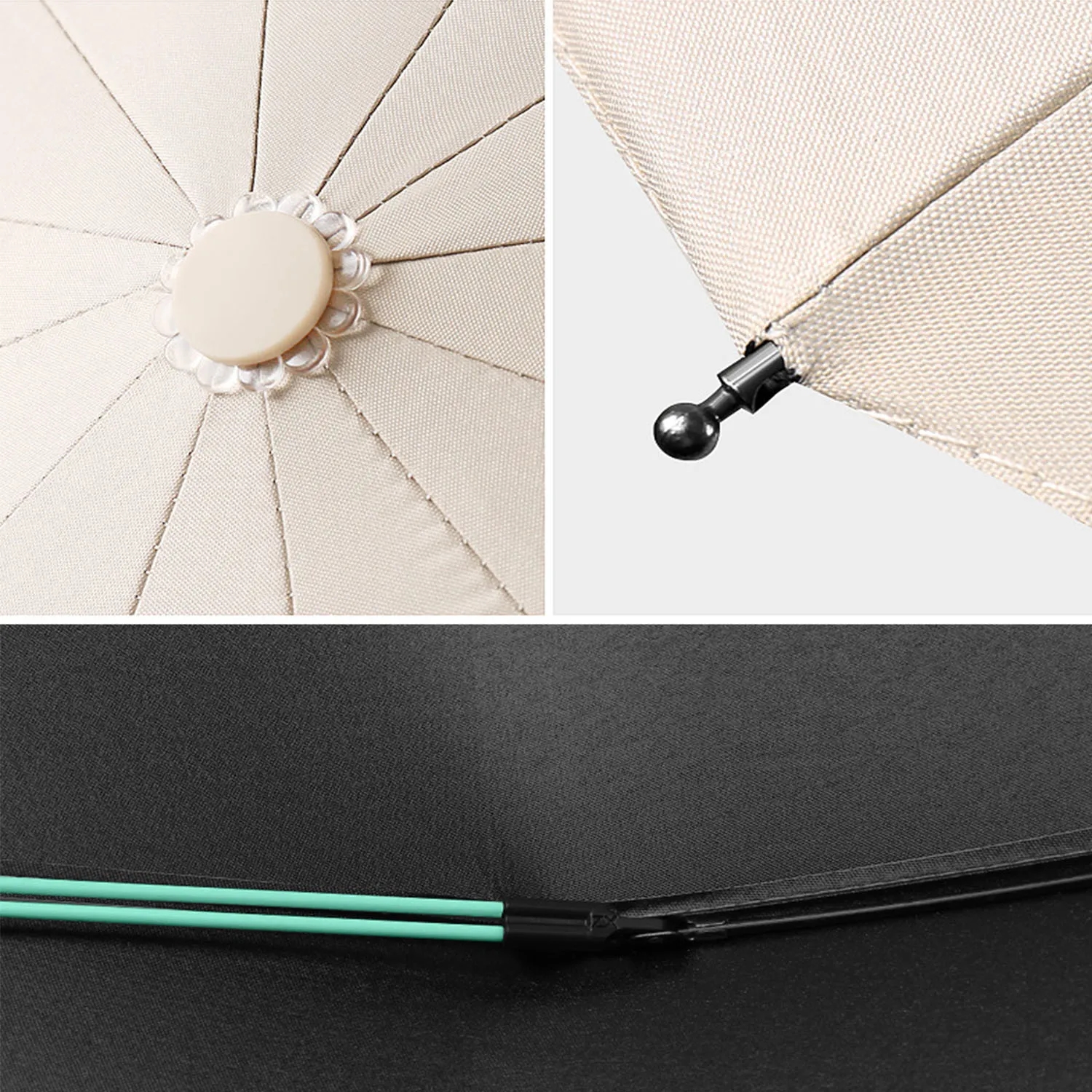 Compact Travel Windproof Automatic Umbrella 4