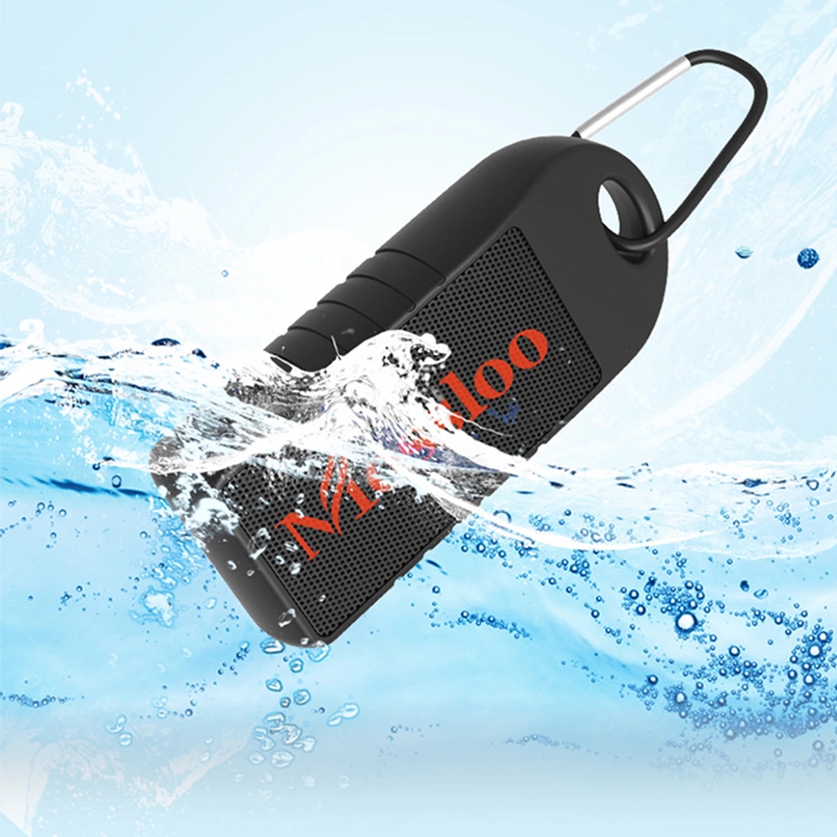 Personalized IPX4 waterproof Outdoor Speaker with Carabiner 5