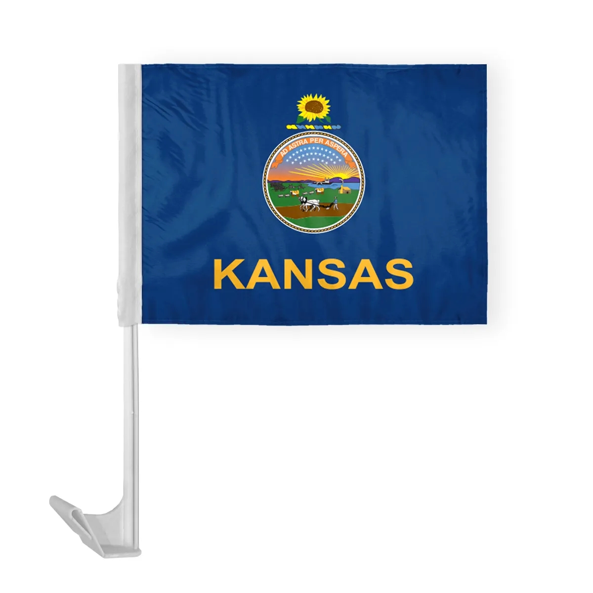 12" x 16" USA State Car Flags 28