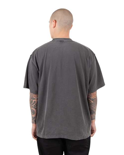 Unisex Garment-Dyed Reverse Tee - SHGRS 5