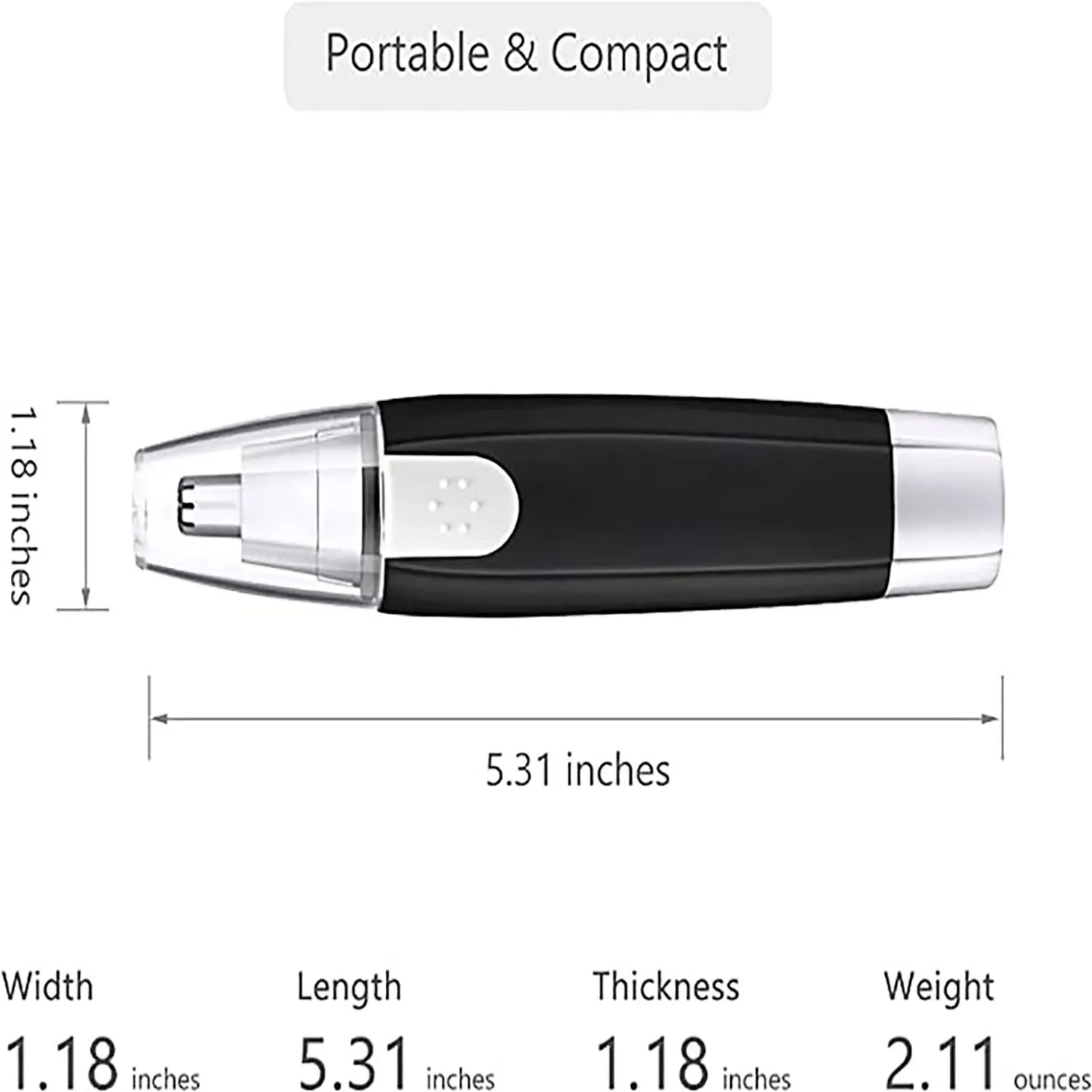 Electric Nose Ear Hair Trimmer 4