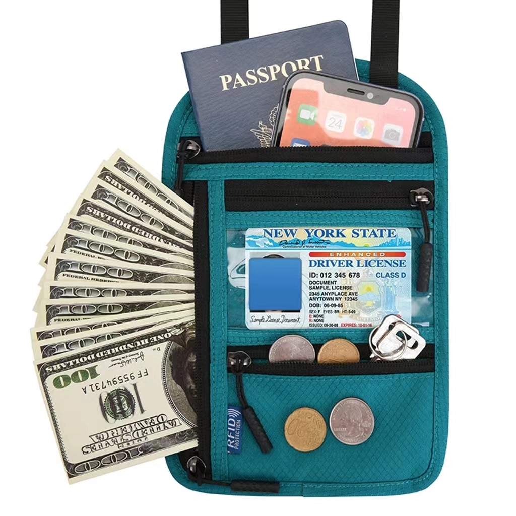 RFID Blocking Passport Wallet for Men Women 11