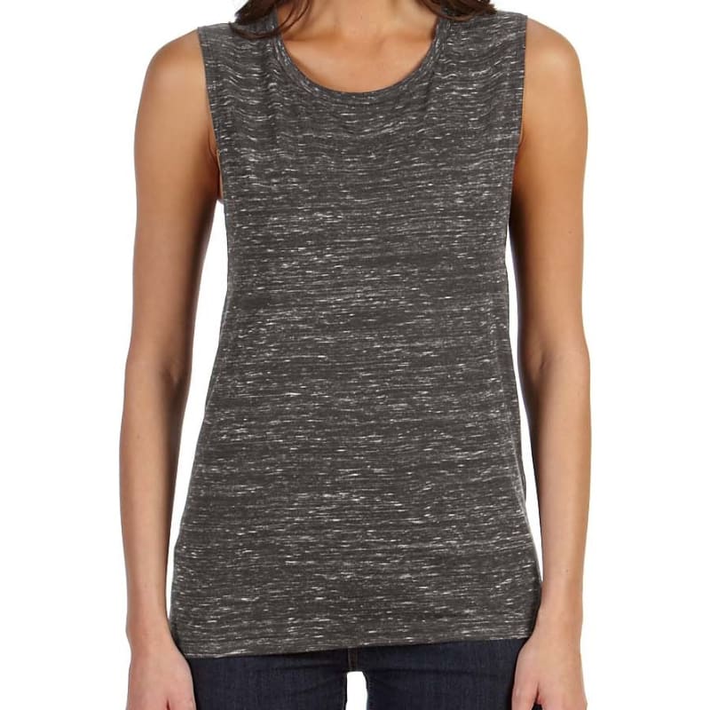 Bella Ladies Flowy Scoop Muscle Tank 2