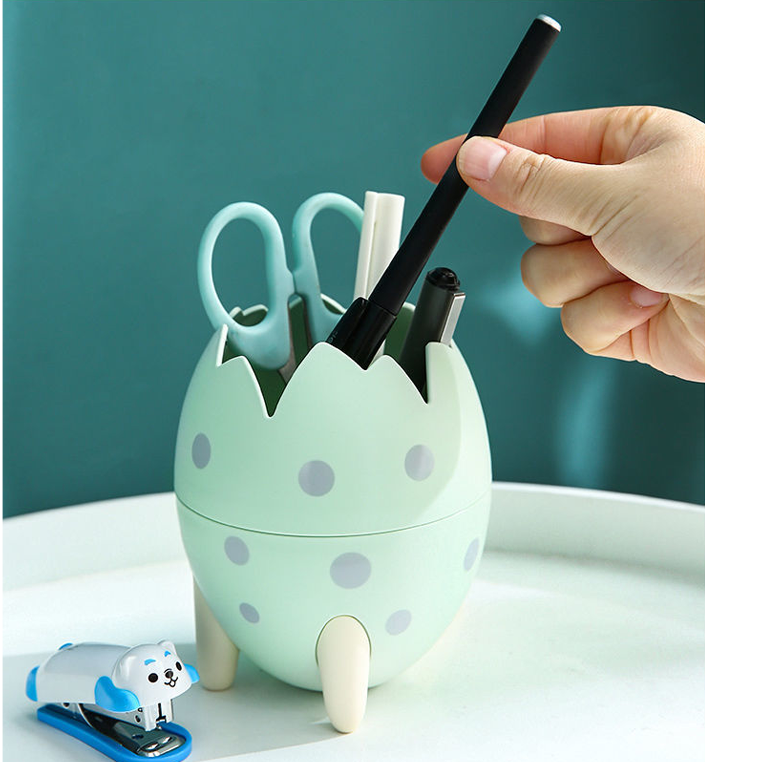 Dinosaur Egg Pen Holder 4