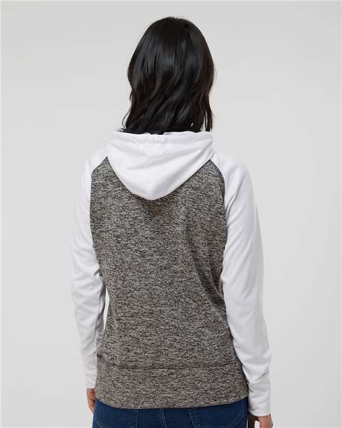 Women's Colorblocked Cosmic Fleece Hooded Sweatshirt - 8618 19