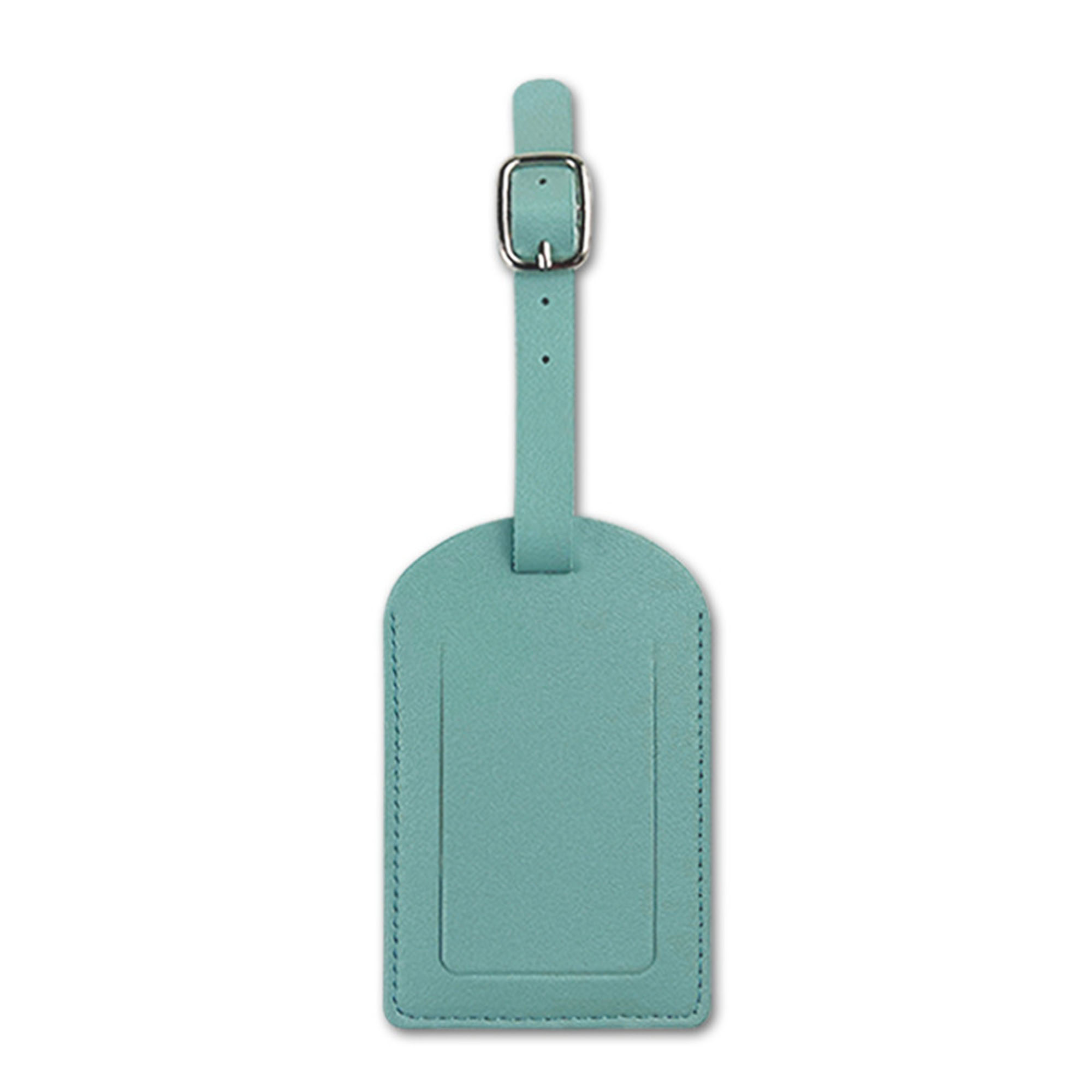 Debossed PU Leather Luggage Bag Tags 3