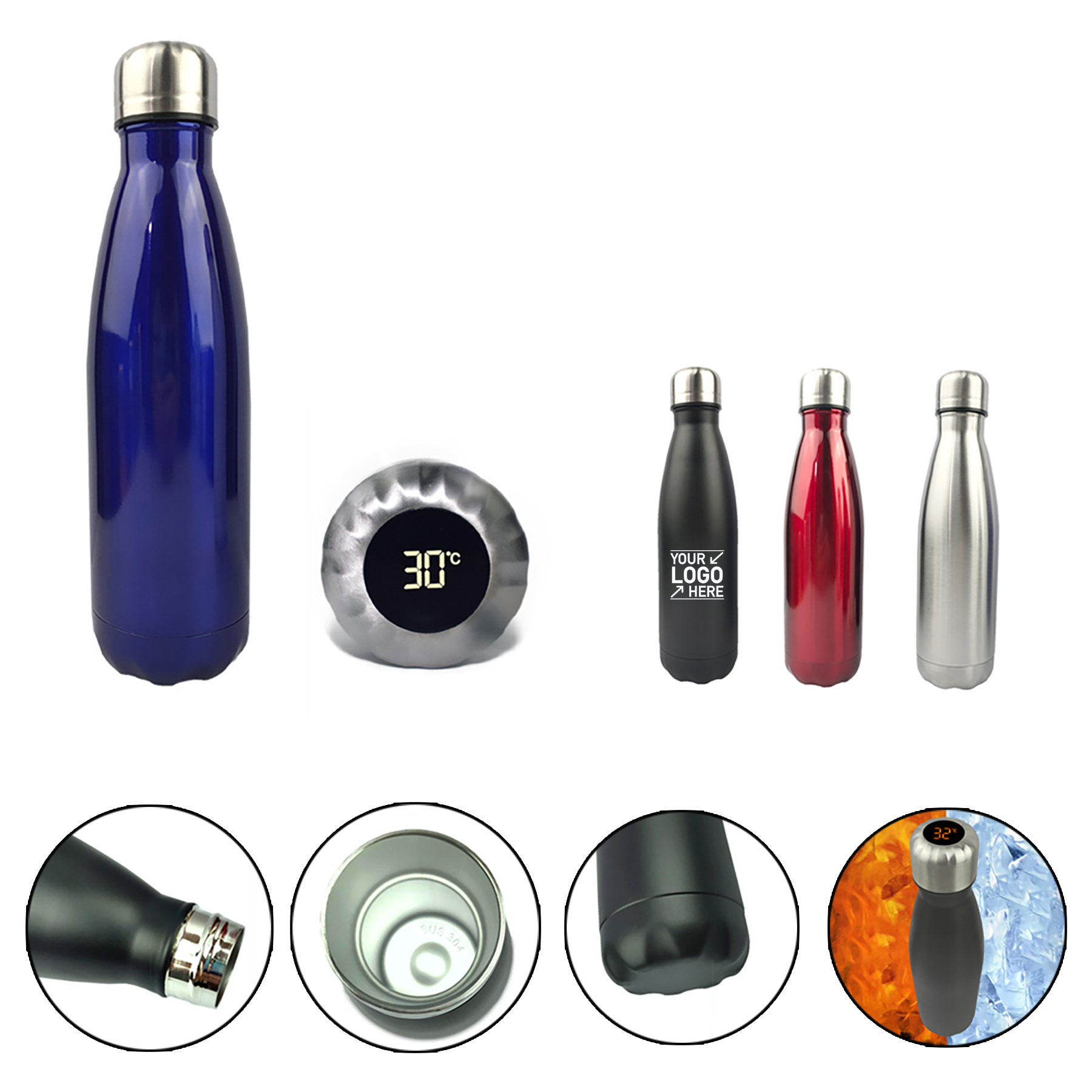 Vacuum Cola-type Insulated Bottle 1