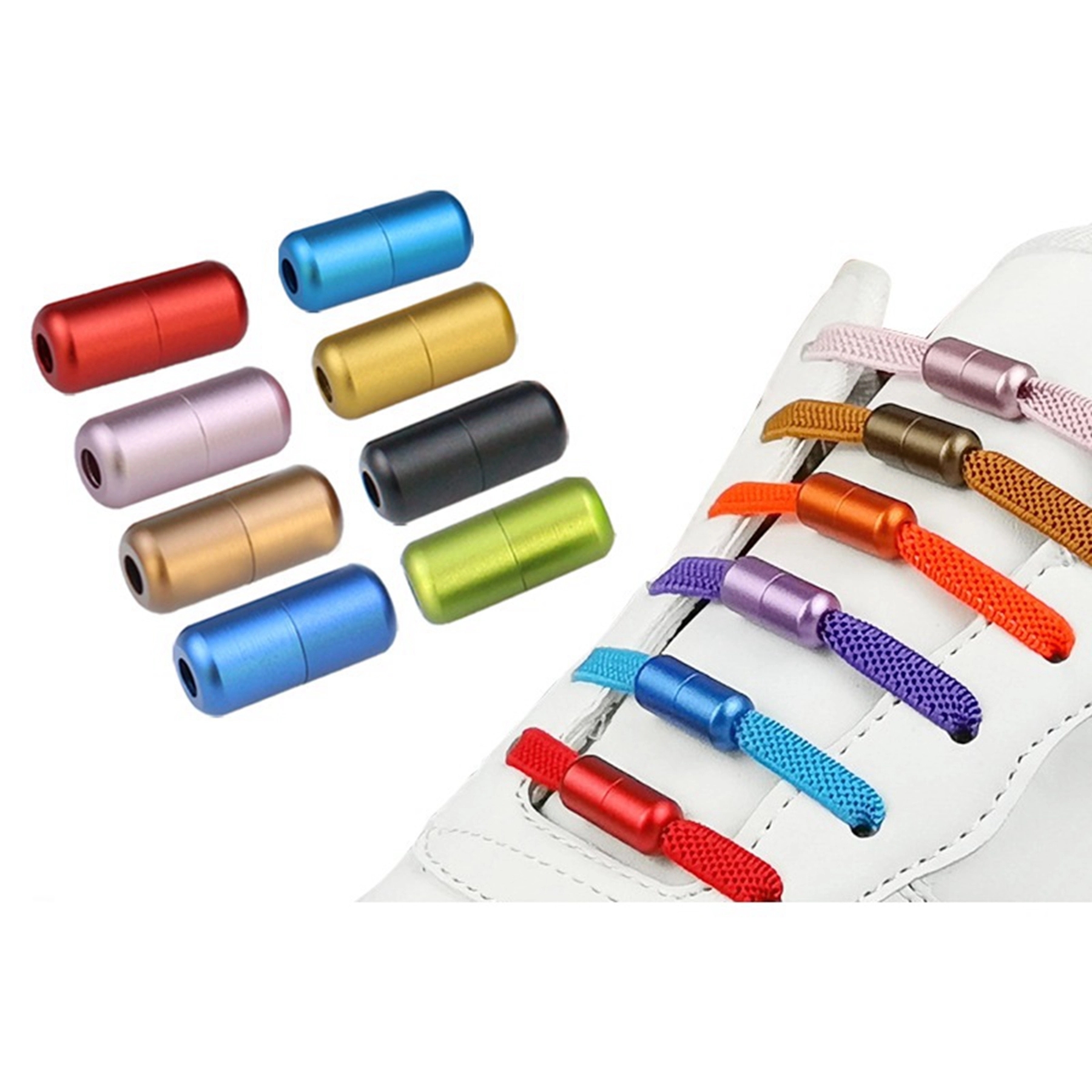 Metal Capsules shaped Shoelace Dubrae 7