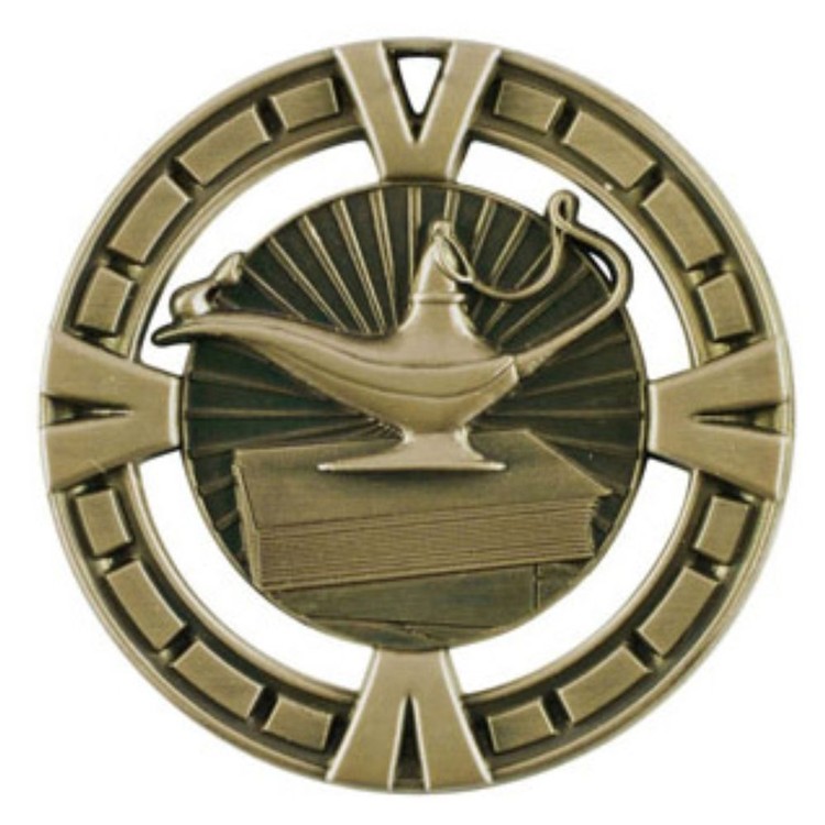 2-1/2" Lamp of Knowledge BG Medal 2