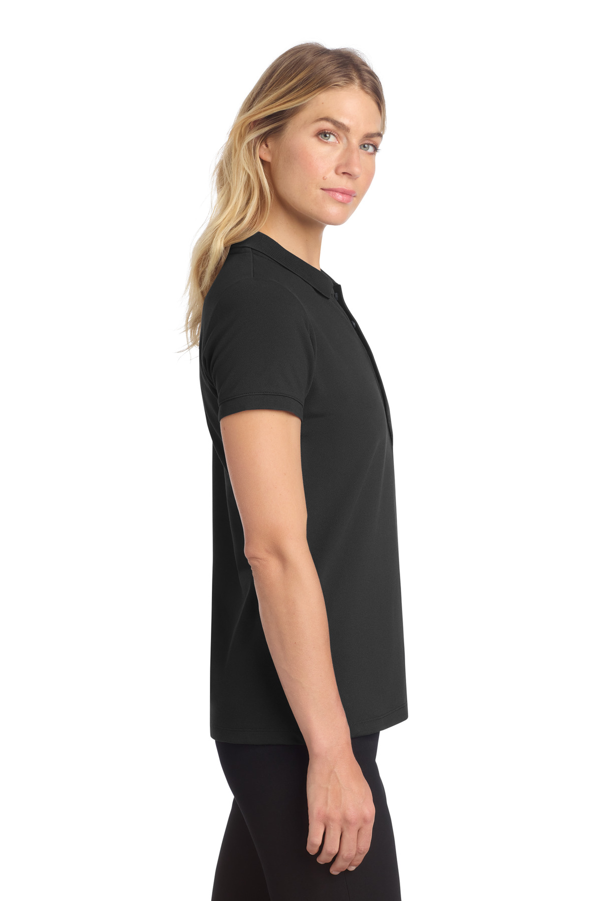 Mercer+Mettle Women's Stretch Heavyweight Pique Polo MM1001 80