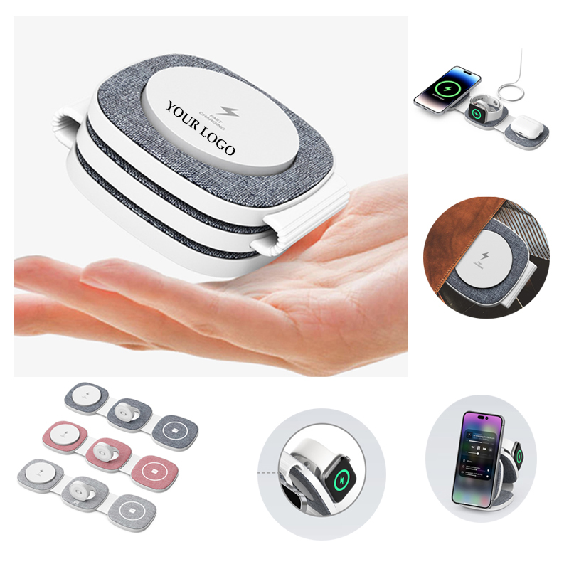 3 In 1 Cloth Multi-functional Magnetic Wireless Chargers 4