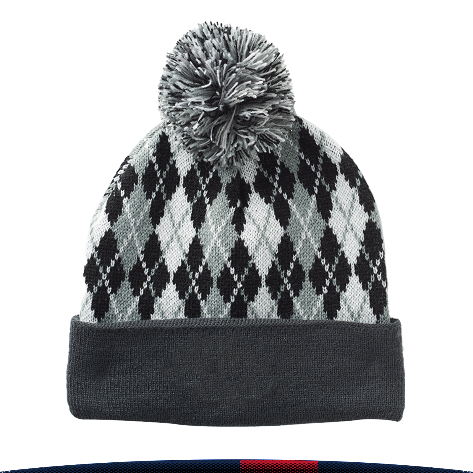 Raouy Knitted Pompom Beanies 5
