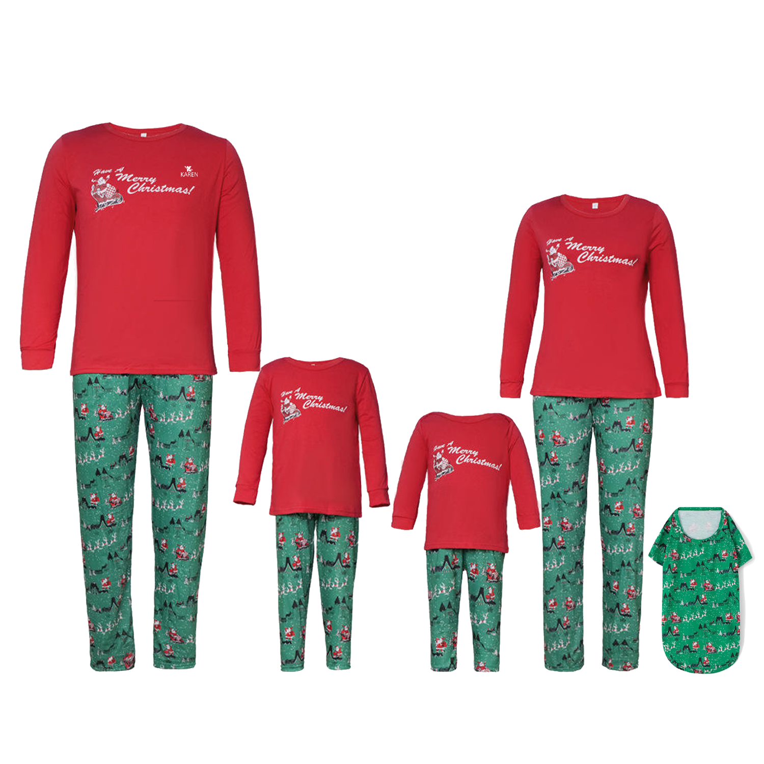 Family Christmas Outfit Set 1
