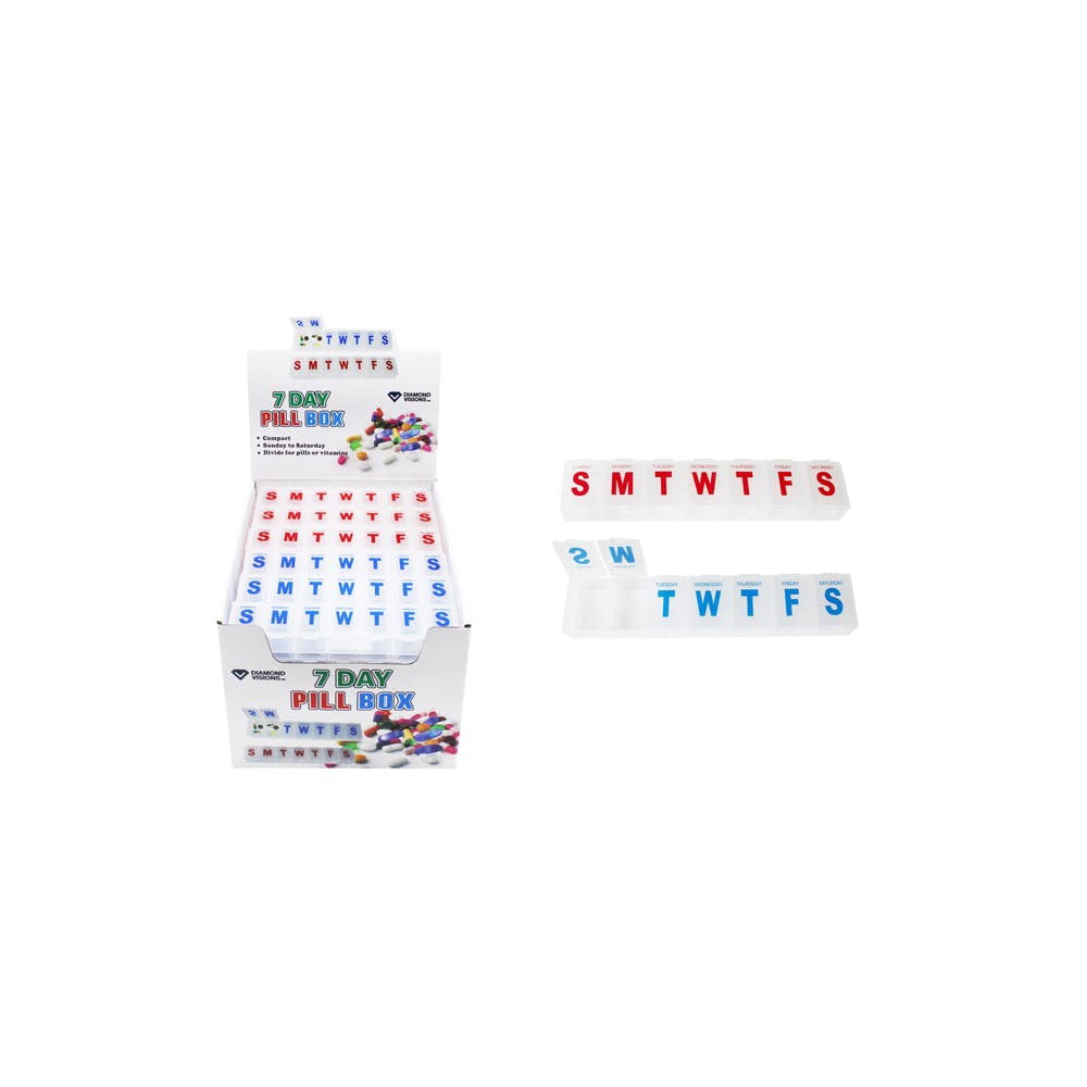 7-Day Pill Boxes Assorted 1