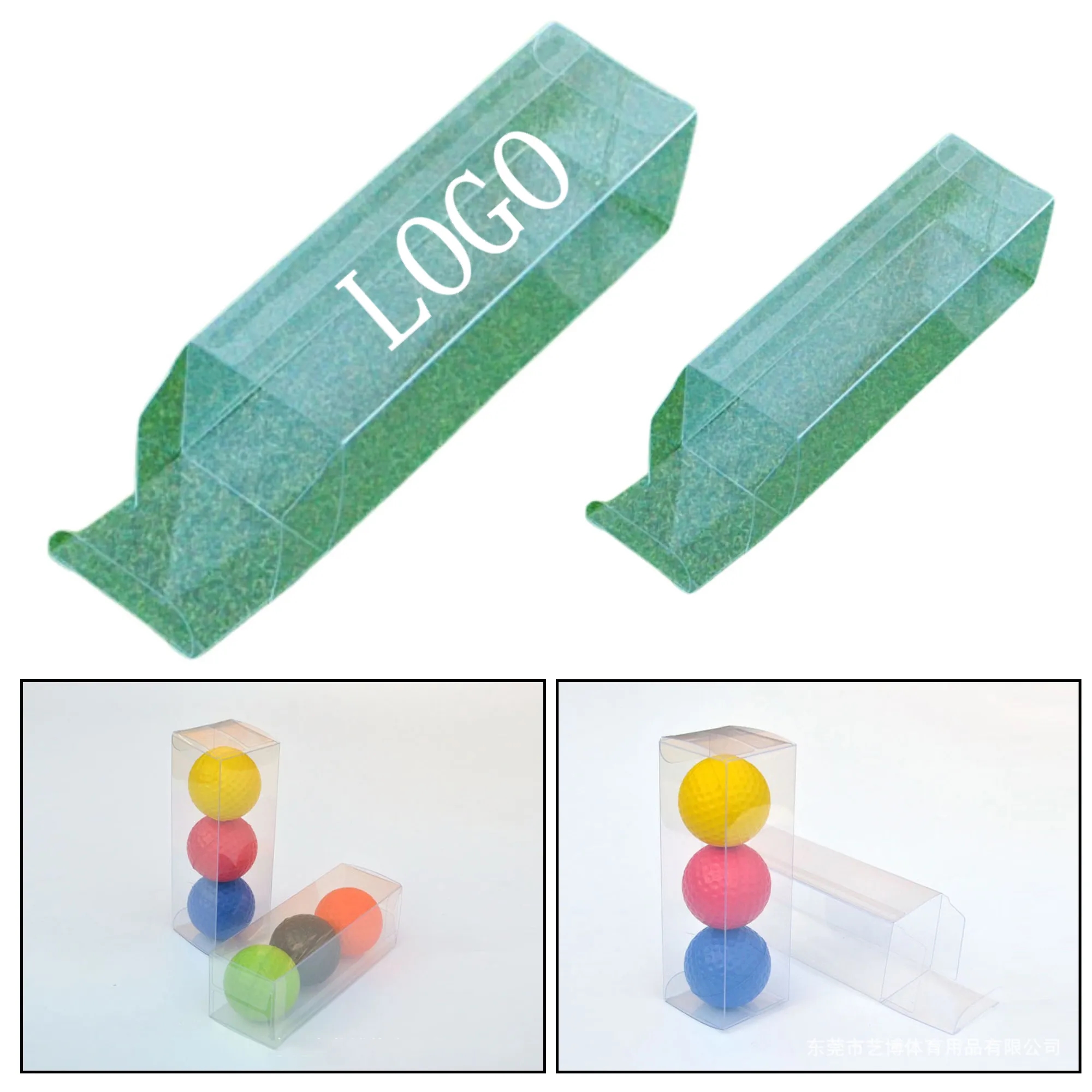 Transparent Golf Box 3pcs 1