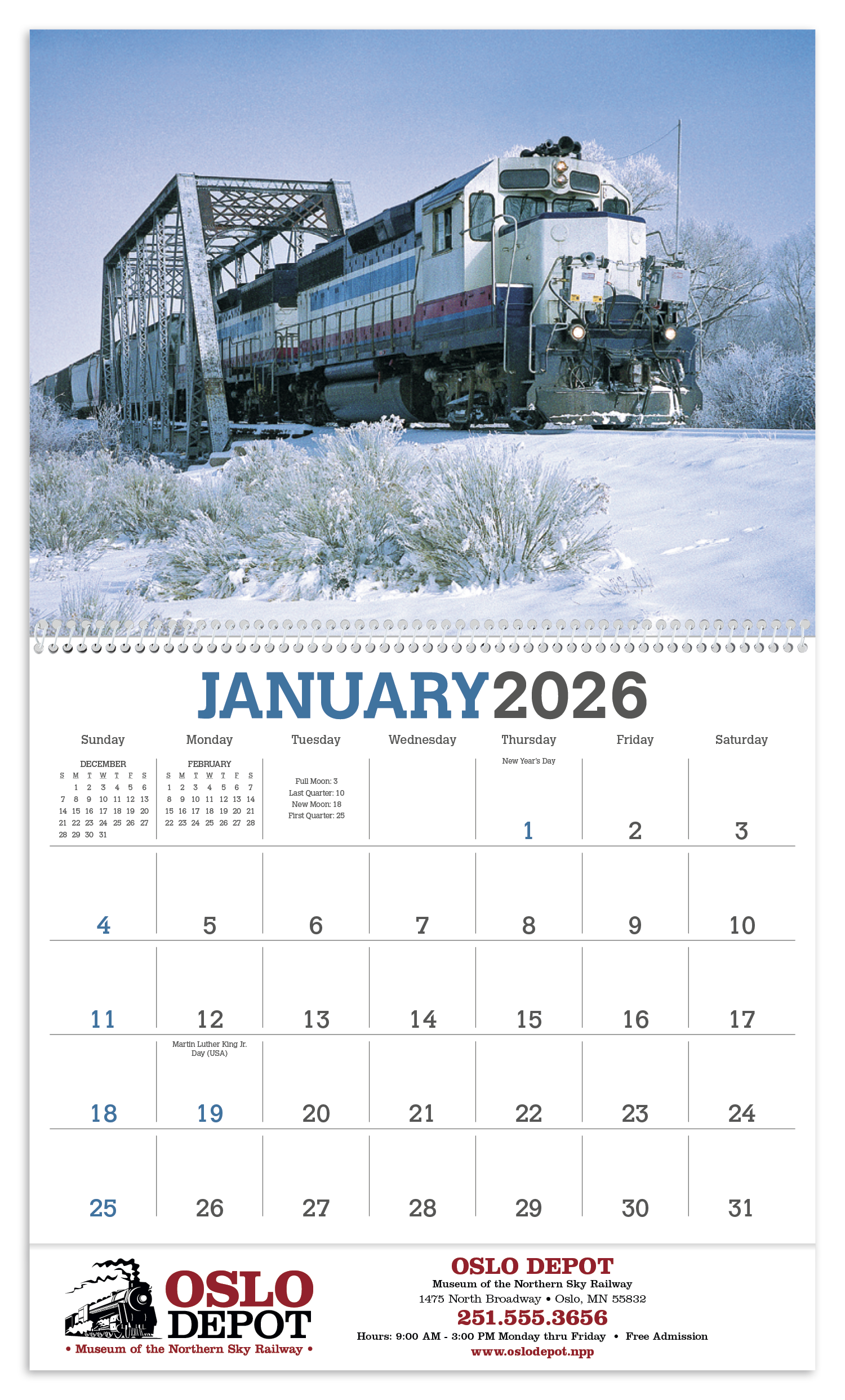 Triumph® Calendars Trains Calendar 28
