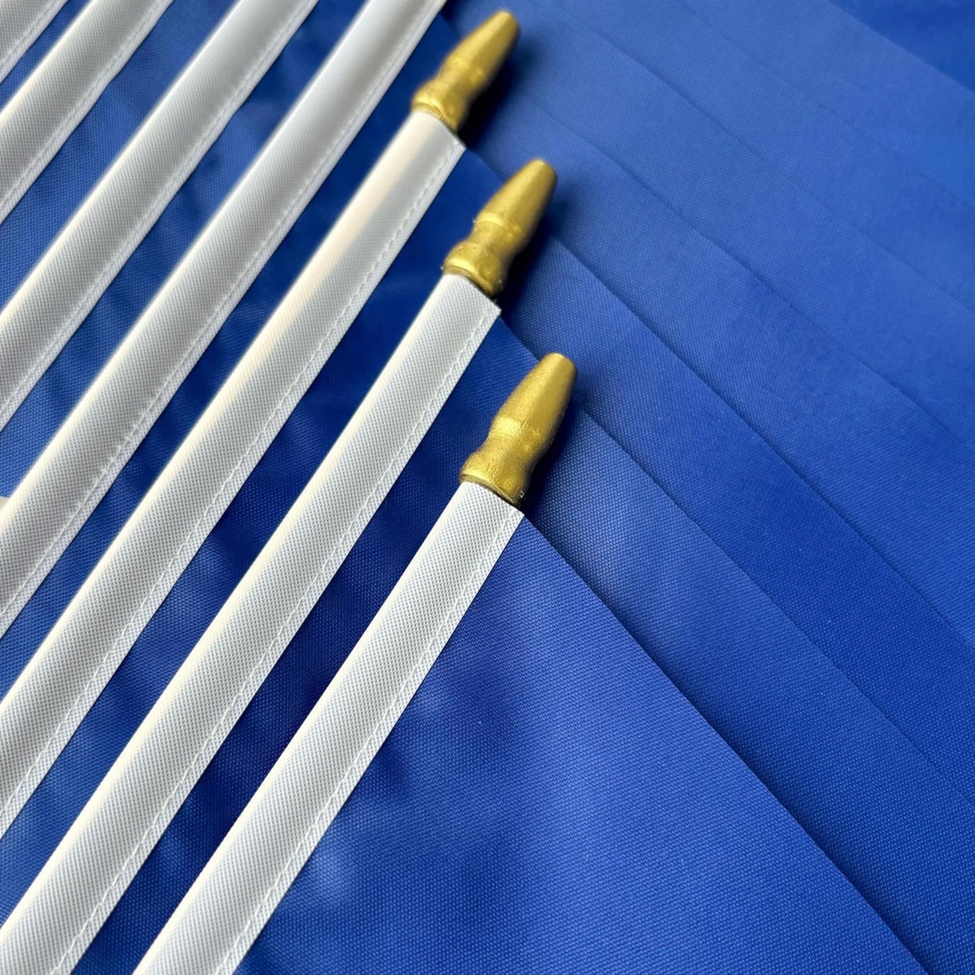 5 x 8 Inch Colorful Pennant Flags With Stick Small Triangle 9