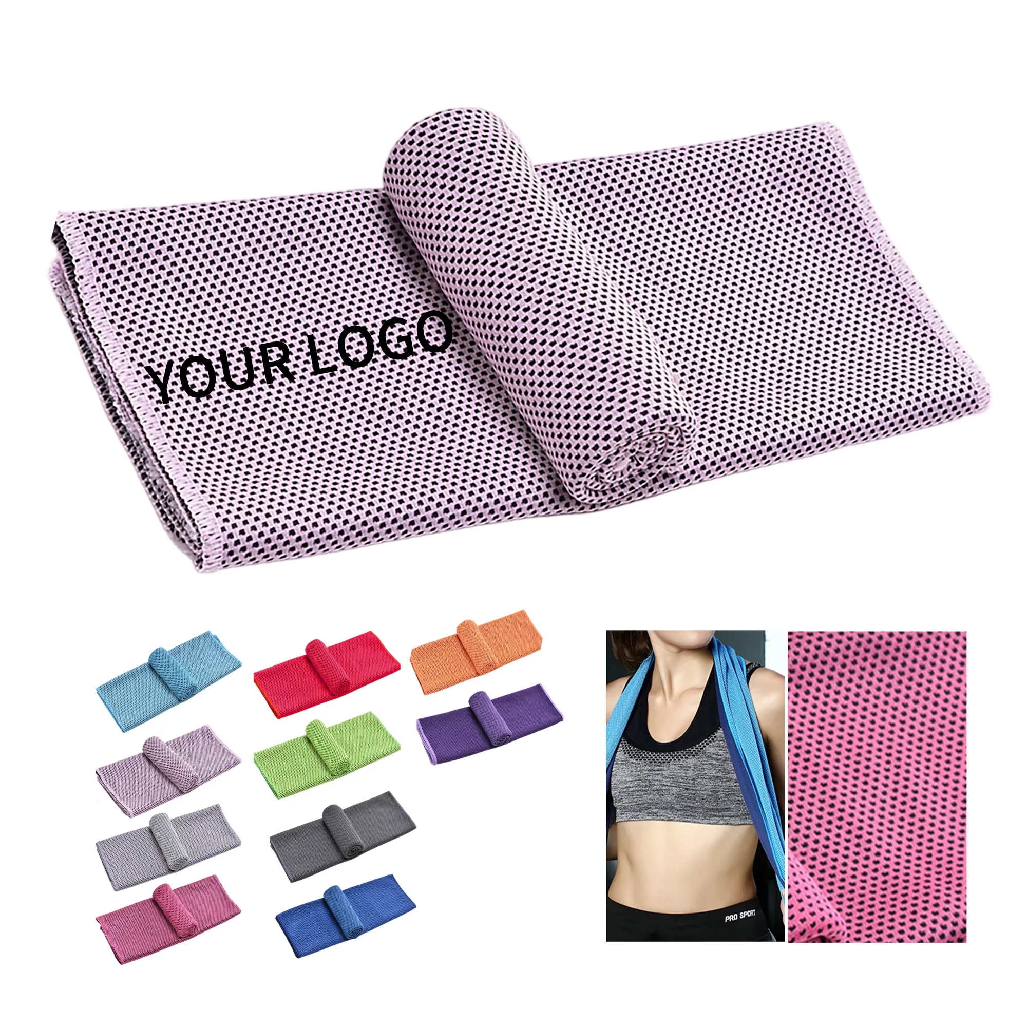 39.3 Inch Polyester Cooling Towel Lightweight Practical Design 4