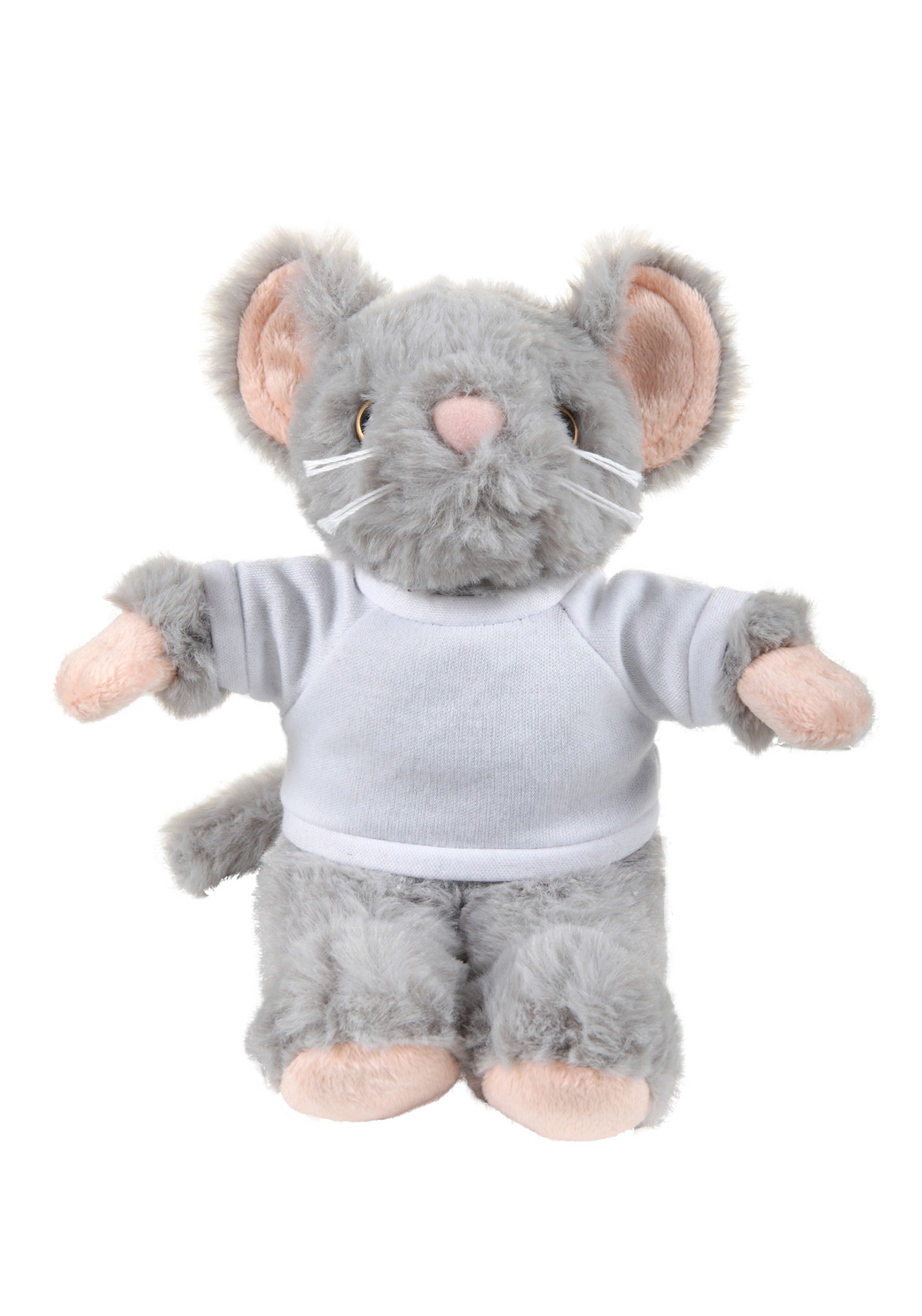 soft plush Mouse with t-shirt 2