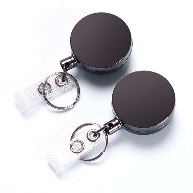 Retractable Badge Reel with Key Ring 8