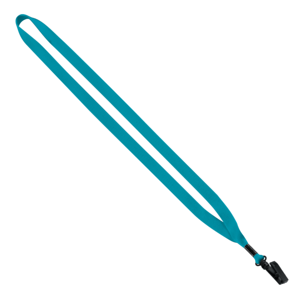 1/2" Polyester Lanyard with Plastic Bulldog Clip 21