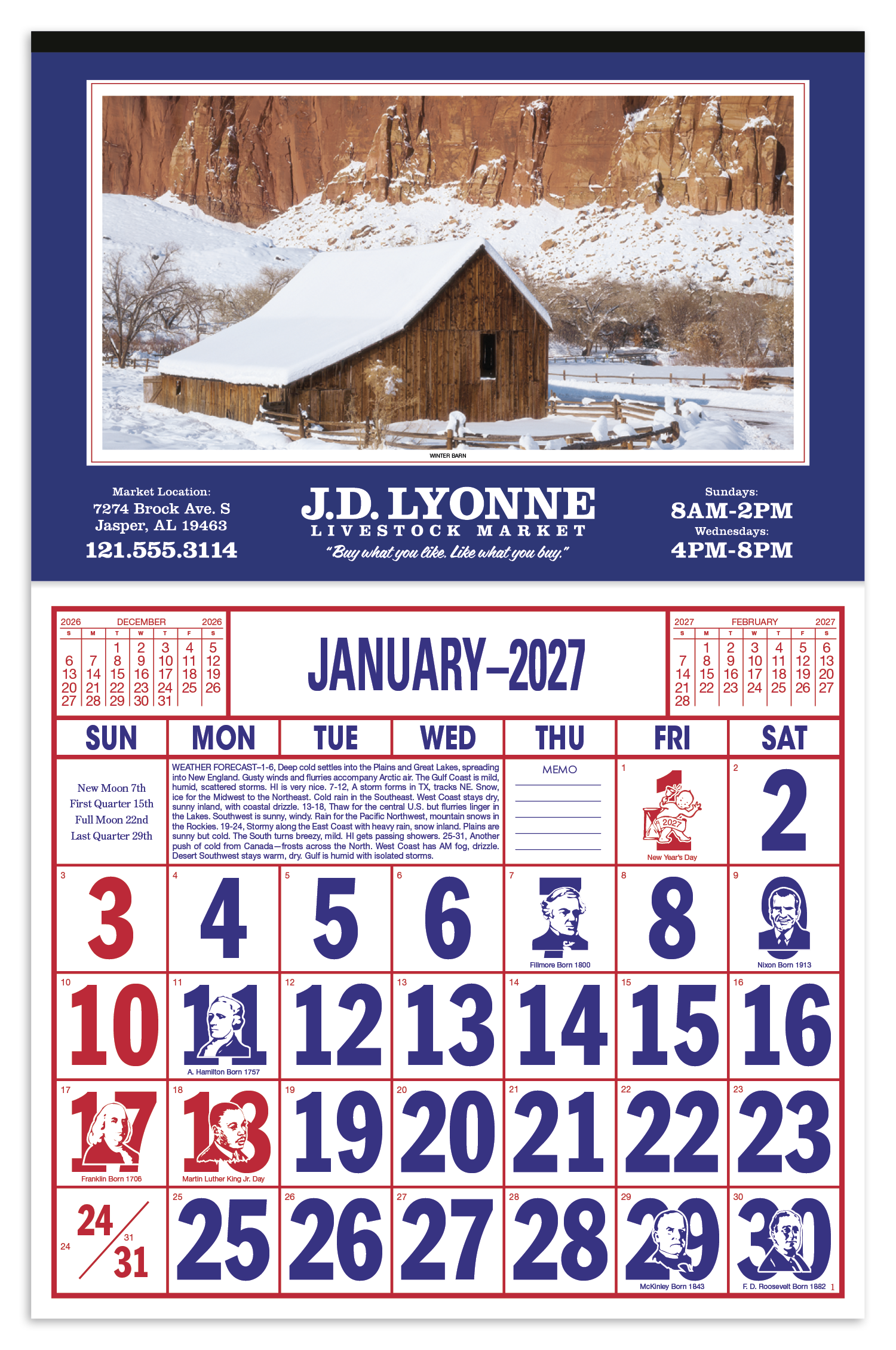 Skinner & Kennedy® Large Everyday Farm Memo 83
