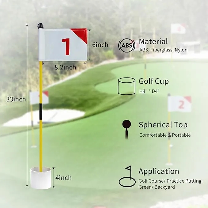 Golf Flags Flagstick Mini 1