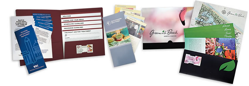 Stepped Inserts for Presentation Folders 1