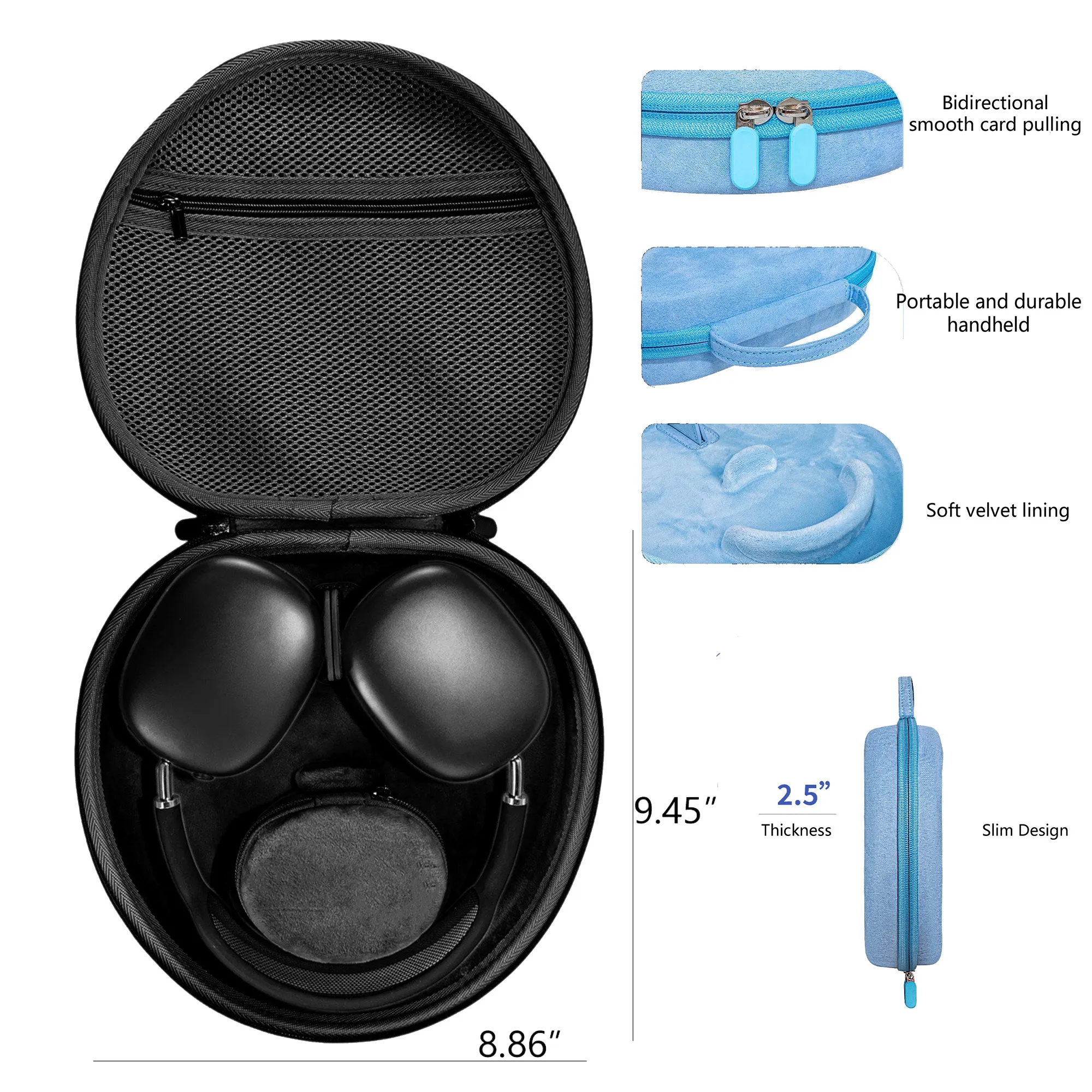EVA Earphone Storage Bag Can Print Logo 4