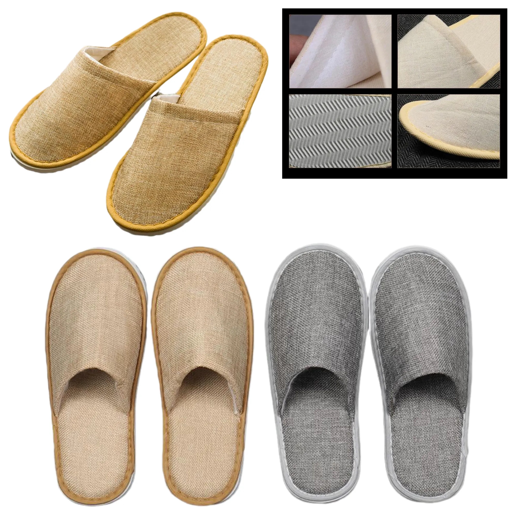 Non Slip Disposable Slippers For Guest 3