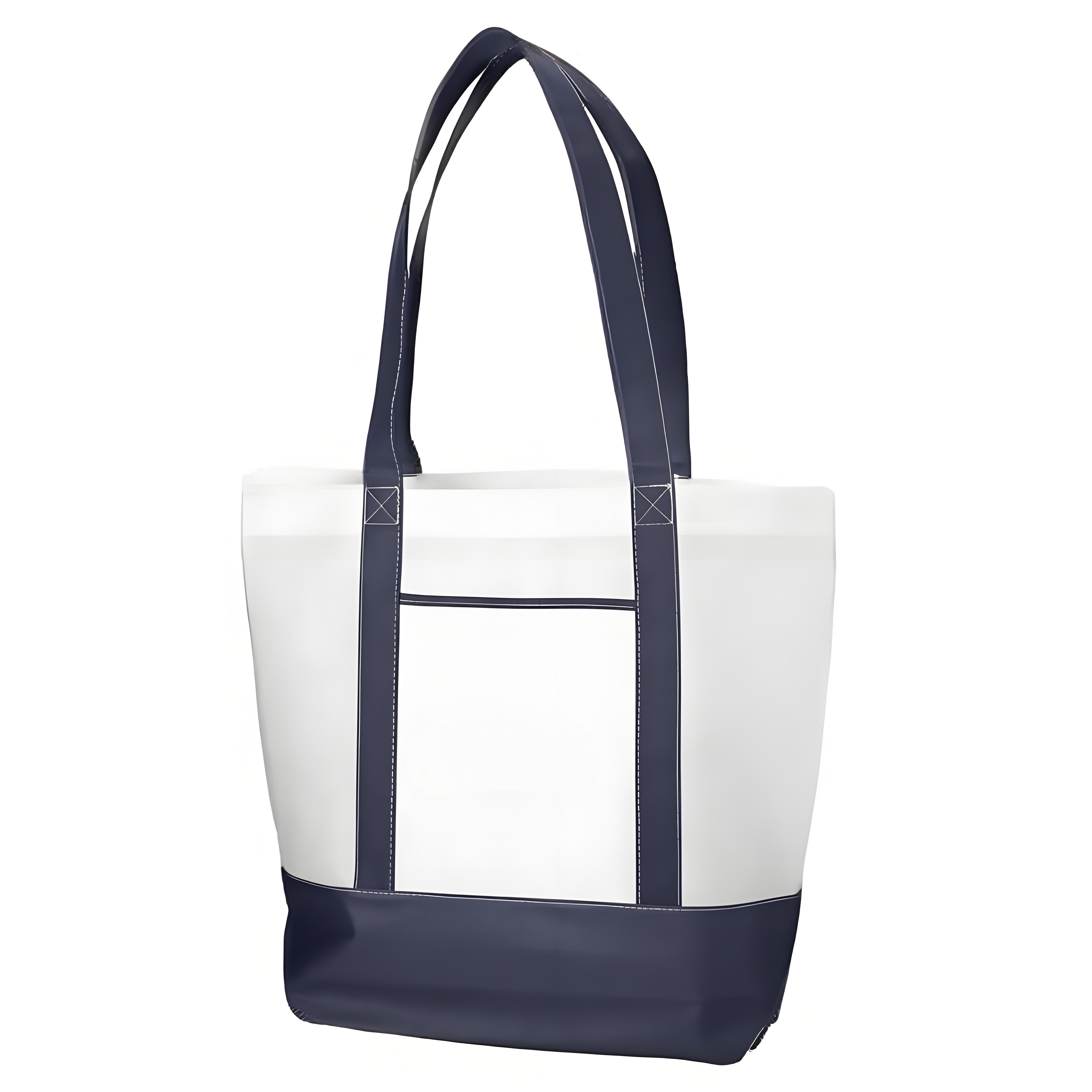 Non-Woven Nautical Tote Bag W/ Front Pocket 8