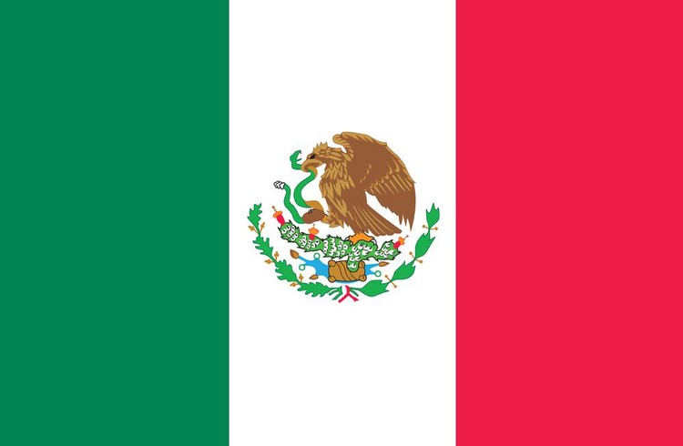 Mexico Flag - 4' x 6' - Nylon 2