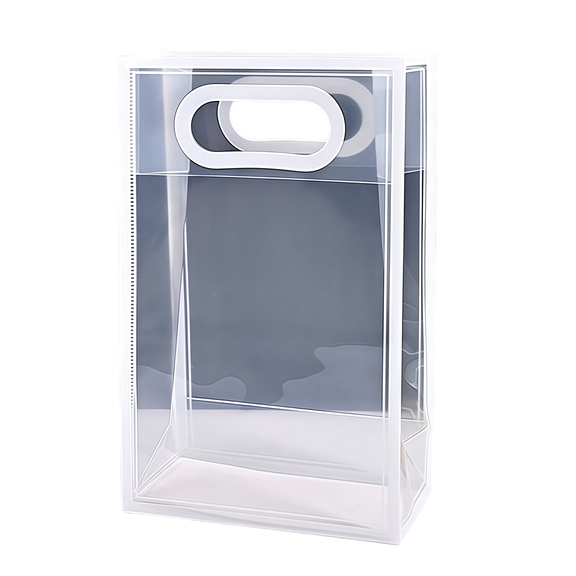 PP Clear Gift Bags for Cosmetics Wedding Favors Reusable Durable Waterproof Tote 10.2x7.1x4.2" 3