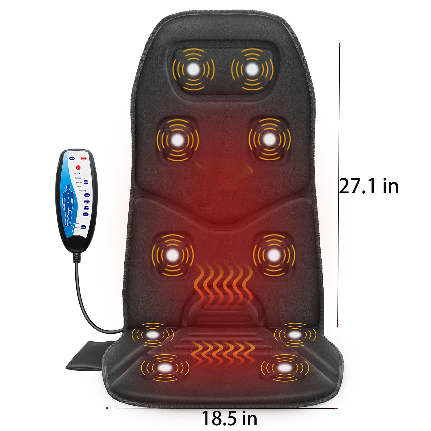 Car Seat Electric Massage Cushion 4