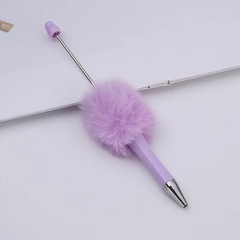 Creative Cute Plush Ball Ballpoint Pen 2