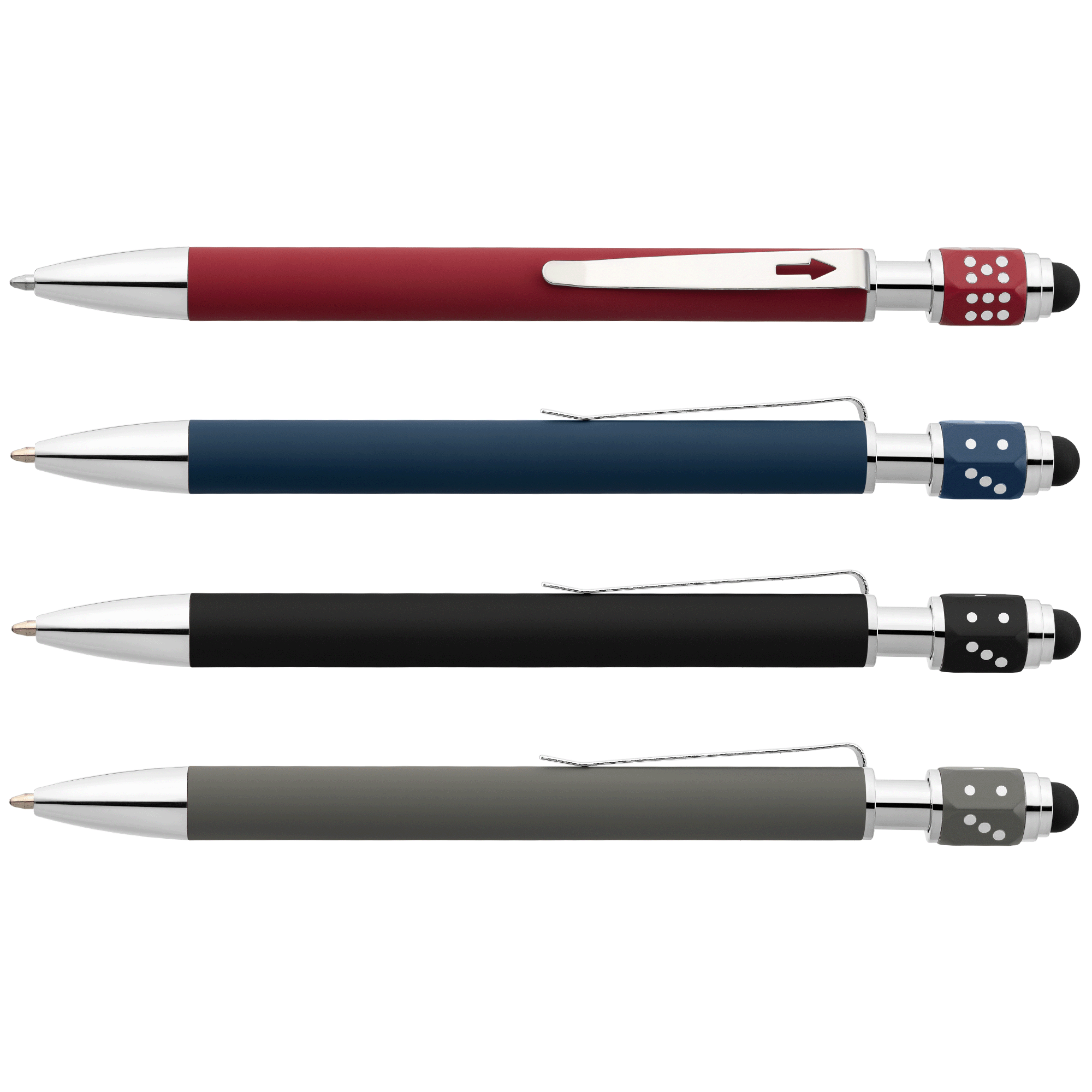 Ace Recycled Aluminum Hex-Dice Spinner Pen 10