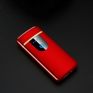 Sleek Round Angle Rectangle Electric Arc Lighter USB Charging 45