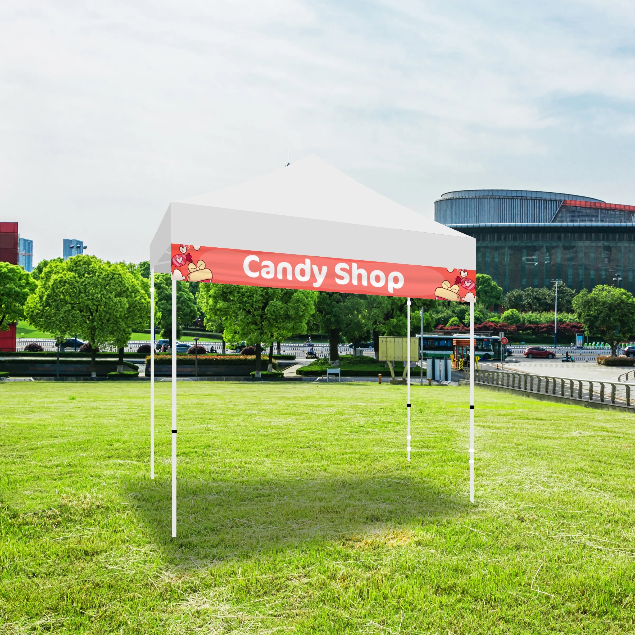 10x10 TENT VALANCE BANNER 2