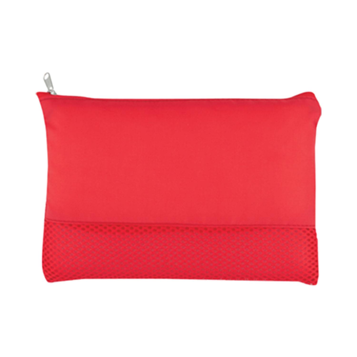 Polyester Patchwork Grid Mesh Makeup Bag 6