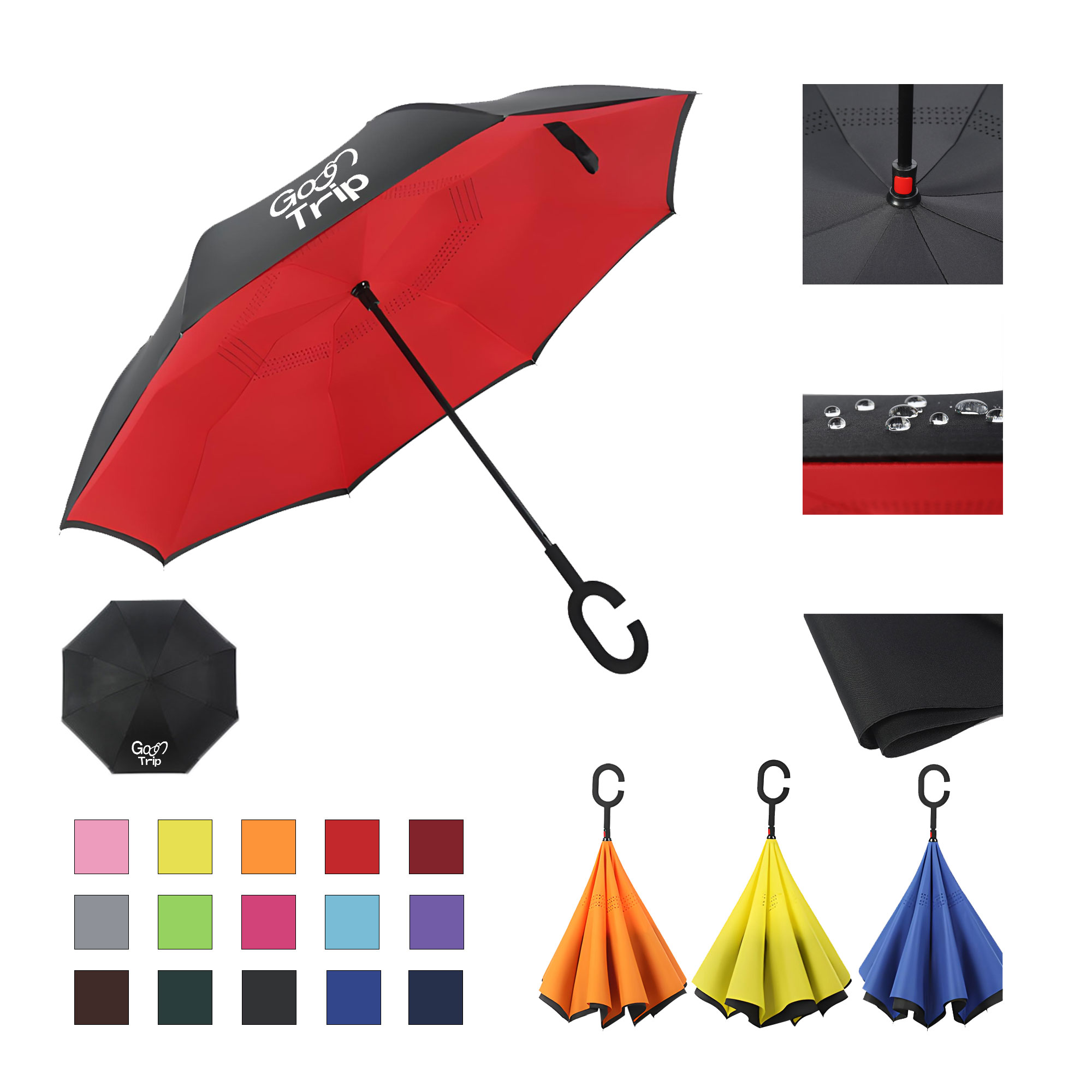 Double Layered Reverse Umbrella 4
