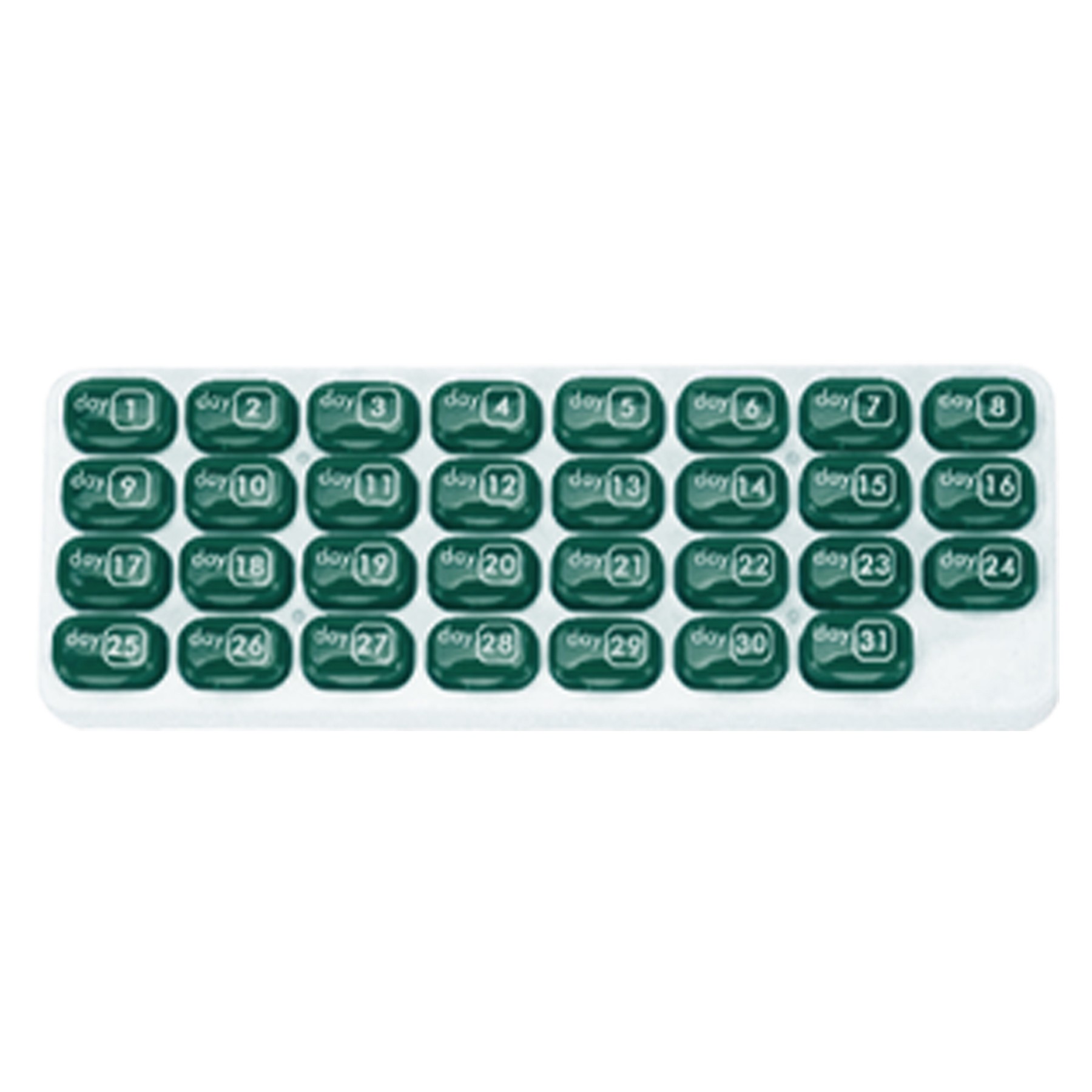 31-Compartment Keyboard Type Medicine Box 5