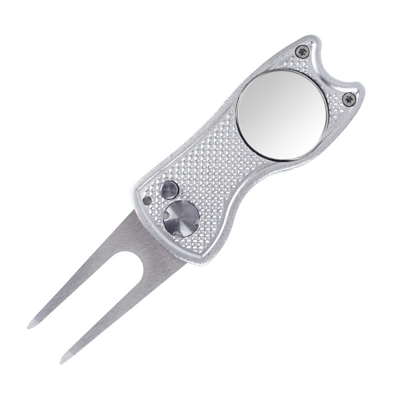 Stainless Steel Golf Pitchfork Divot Repair Tool 5