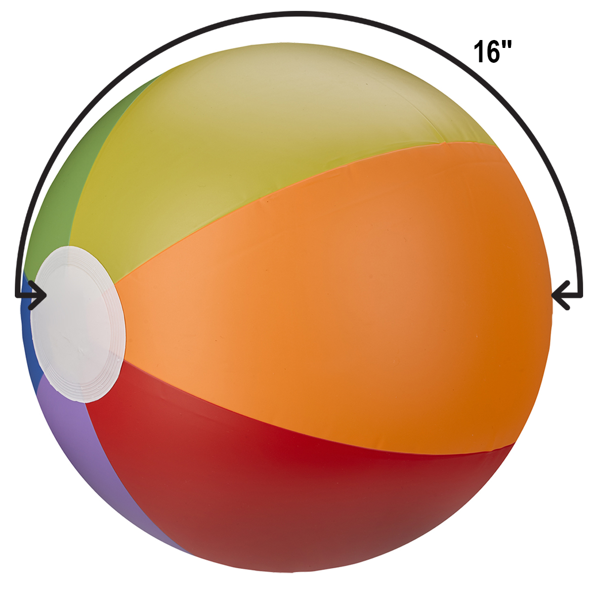 16" Rainbow Beach Ball 1